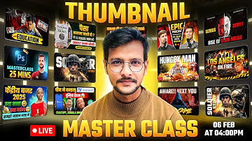 Thumbnail Masterclass: Beginner to Advanced – Live Workshop
