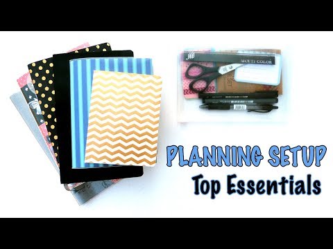 My Current Planning System/Setup + Essentials | Fall 2017