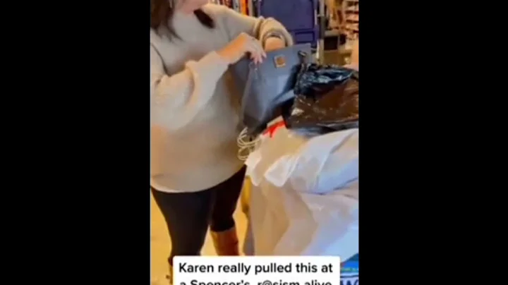 Black Man Of Stealing Her Phone Inside Store... Winds Up Making A Fool Of Herself On Camera!