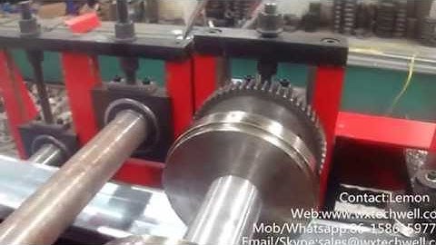 C Z Purlin Steel Roll Forming Machine With  Pre-punching and Pre-cutting