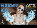 The truth about the air jordan 4 military blue early look review sizing and how to style