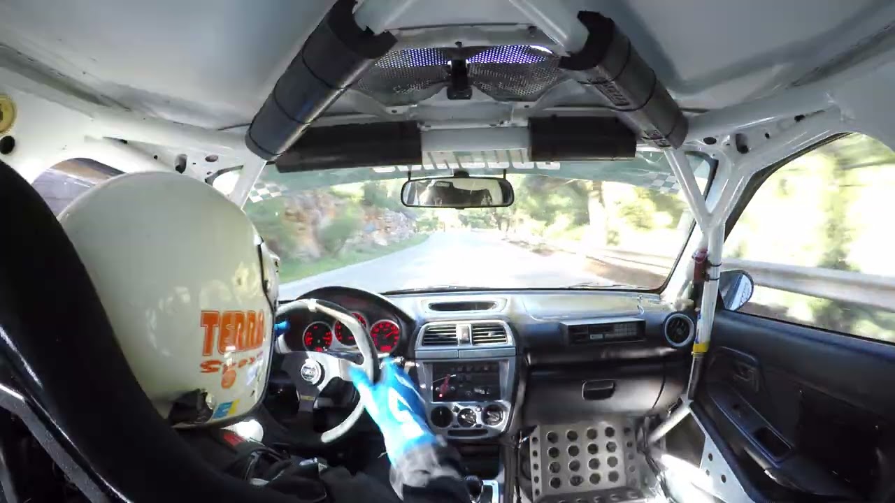 in car  Ανάβαση Διονύσου 2023   GOUGKARIS D. Subaru Impreza WRX STI    AUTO RACING
