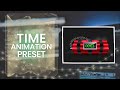 Make Digital Watch/Time Animation #aftereffects