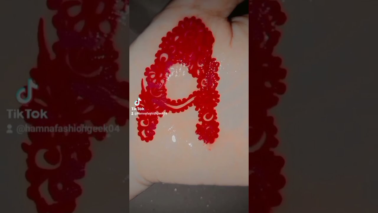 A Name Ki Video A Name Tattoo Mehndi Design A Alphabetic Mehndi Design A Name Ki Video A Name Tattoo Mehndi Design A Alphabetic Mehndi Design