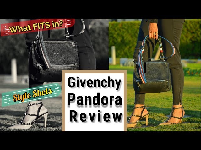 Givenchy Pandora Bag REVIEW // Medium Pandora Bag in Aged Black Leather 