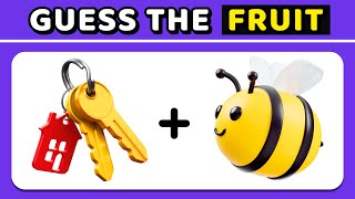 Can YOU Guess the Fruit And Vegetable by EMOJI? 🍏🍌🥕 | Emoji Quiz 😃