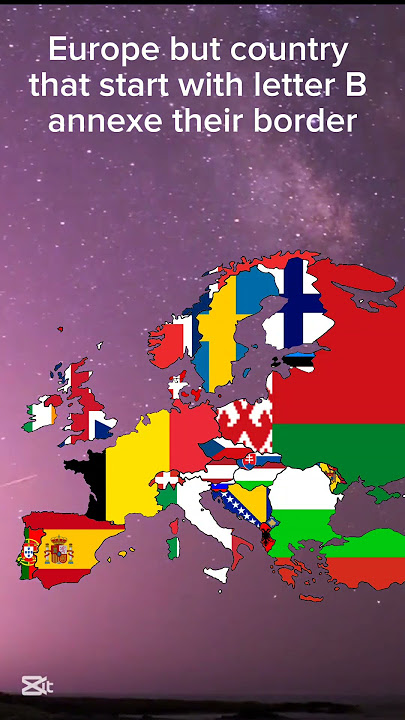 Europe but country that start with letter B annexe their border#europe #B #border