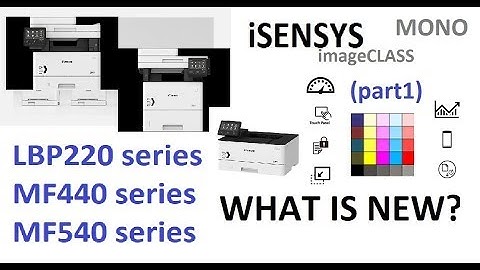 Canon i-SENSYS imageCLASS LBP223dw MF443dw MF445dw MF543x D1650 Product Review (part1) What is NEW