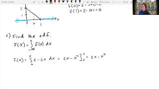 Continuous Probability Distributions (pdf and cdf)