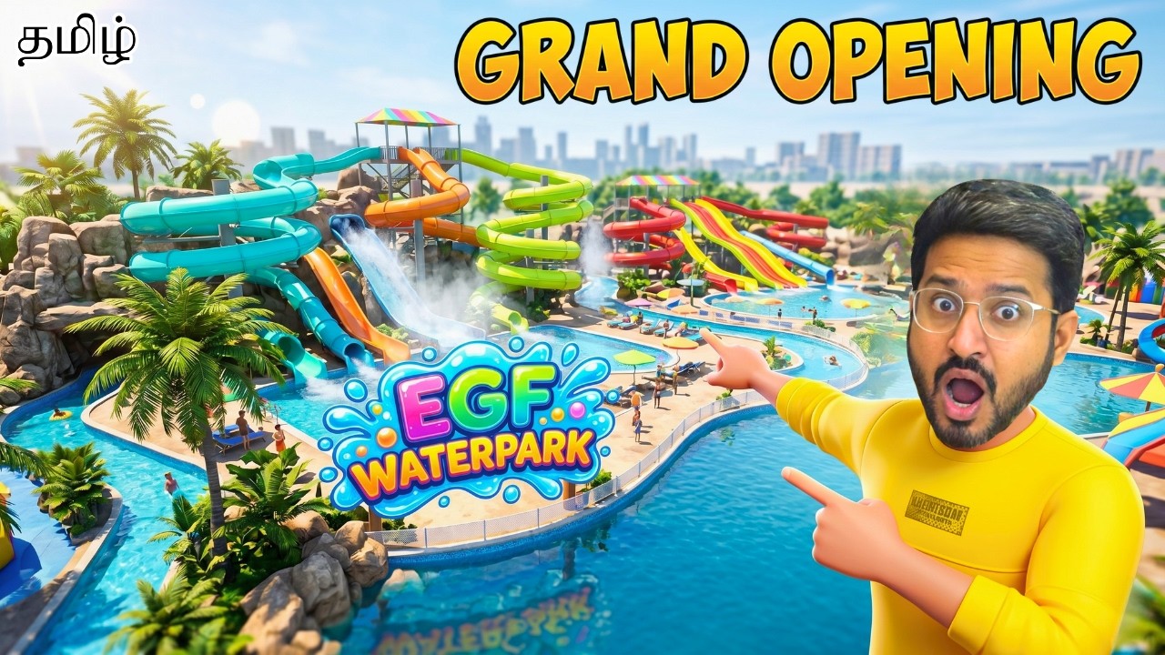 Open My Own Swimming Pool | Waterpark Simulator Gameplay in Tamil | Earth Gamer