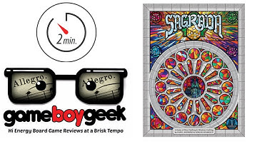 Sagrada (Allegro 2-min) Review with the Game Boy Geek