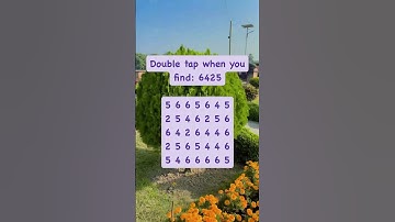 Observation Visual Test: 5 Seconds For You To Spot 6425. Try Your Skills!  #search #puzzle #shorts