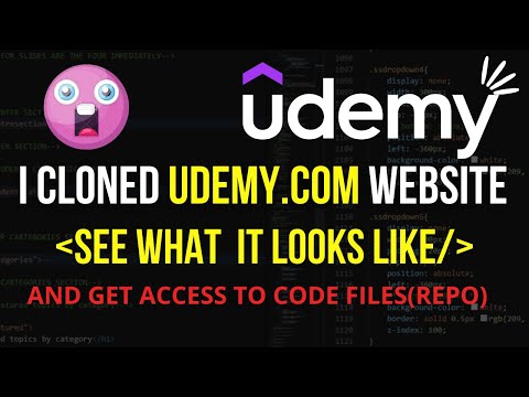 I CLONED UDEMY