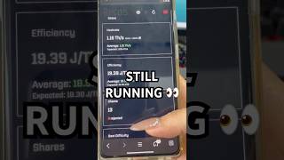 Tiny miner test after 24 hours