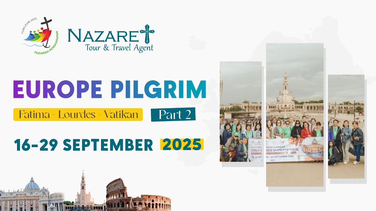 Ziarah Eropa Barat 2025 | Holy Door Pilgrimage 16–29 September | Dokumentasi Part 2