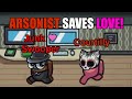 The Arsonist Saves The Day For Love! (Among Us - Town of Us)