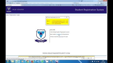 Student Registration System - ASP.NET + C# + SQL Server by www.readymadeproject.com
