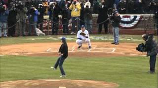 2011/04/01 Robert Redford's first pitch
