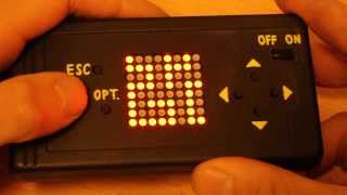 Arduinopowered game console with LED matrix display