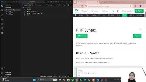 PRAKTIKUM PHP W3SCHOOL MATA KULIAH PEMOGRAMAN WEB