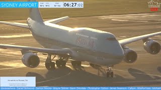 🔴 LIVE - MORNING RUSH Plane Spotting @ Sydney Airport w/ Tim + ATC!🔴 Korean 747-8i + A380's & More