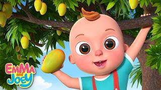 shake shake mango tree fruits song emma joey nursery rhymes
