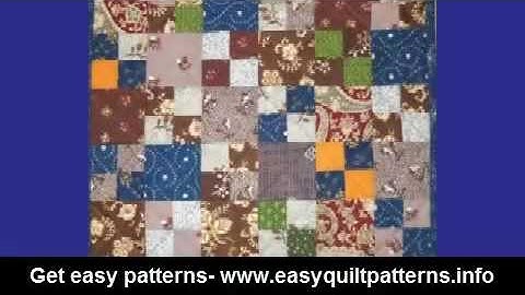 easy four patch quilt pattern fun quilt designs
