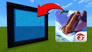 How To Make A Portal To The Free Fire Dimension in Minecraft!