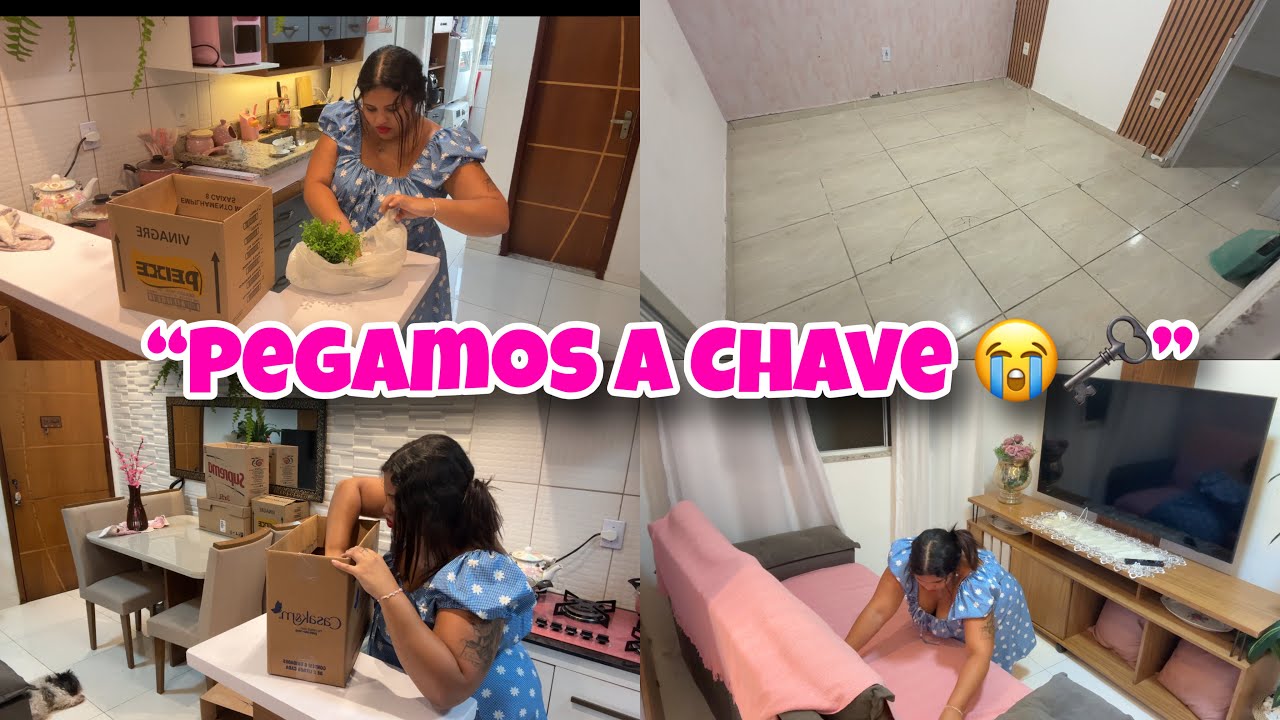 Peguei a Chave da Minha Casa 🗝️ | Recomeço, Mudança e Organização do Zero