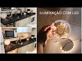 💡 Decoração da Cozinha - Parte 3 ✨ Iluminação com Led 💛 Simplifique com Dani Brito