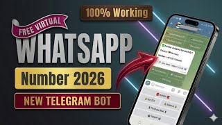 FREE Virtual WhatsApp Number | Fake WhatsApp Kaise Banaye 2026 | SMS OTP Verification 2026 Telegram screenshot 1