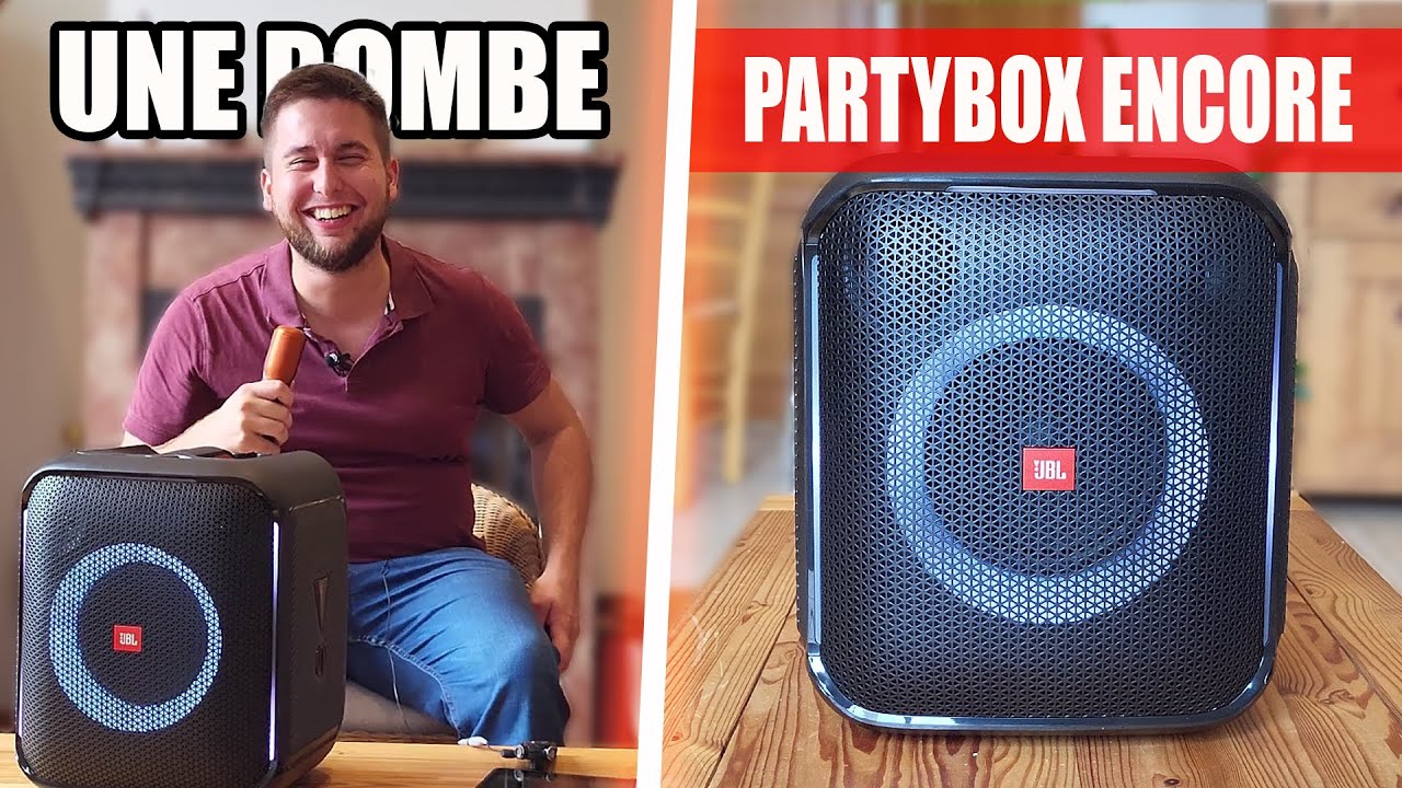 JBL PartyBox On-The-Go - Haut parleur portable Bluetooth Karaoké 100W! —