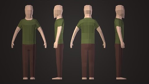 | PigArt | BLENDER Tutorial?: Low Poly Character.