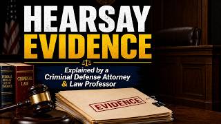 Hearsay, Explained by a Criminal Defense Attorney & Law Professor