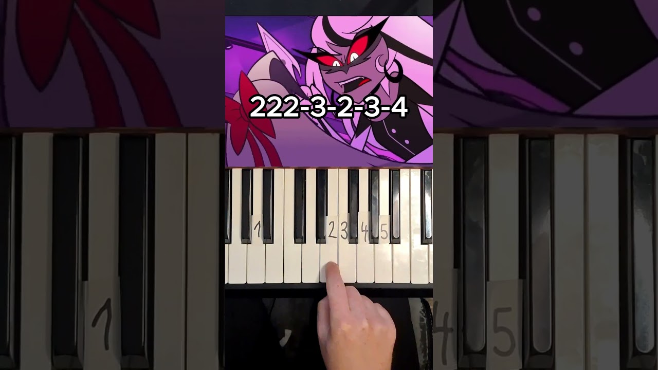 2/2 Out for Love Hazbin Hotel Piano Tutorial 