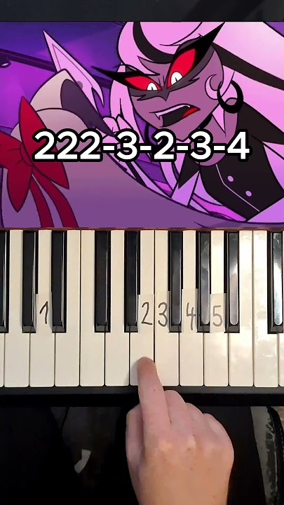 2/2 Out for Love Hazbin Hotel Piano Tutorial #shorts