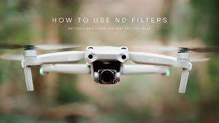 How to Use ND Filters on a Drone