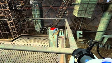 Portal 2: xx_moth_underground - Custom Map - Speedrun - 53 Seconds