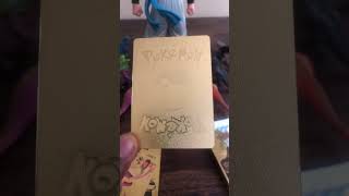 Mew V - Golden Pokémon Card #pokemon #card #trending #rarepokemon #collection #pokemoncards
