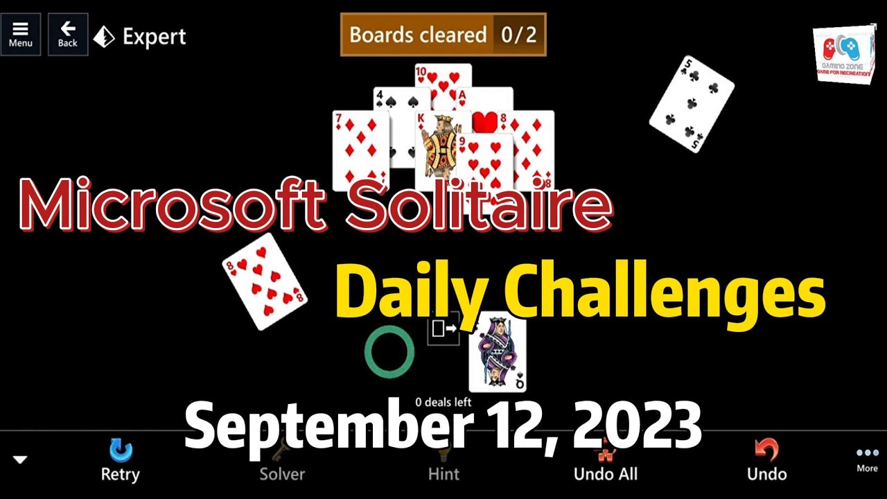 Microsoft Solitaire Collection, Daily Challenge September 24, 2023