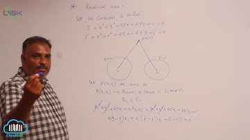 Radical axis of two circles || Radical axis of two circles || Disk Telangana