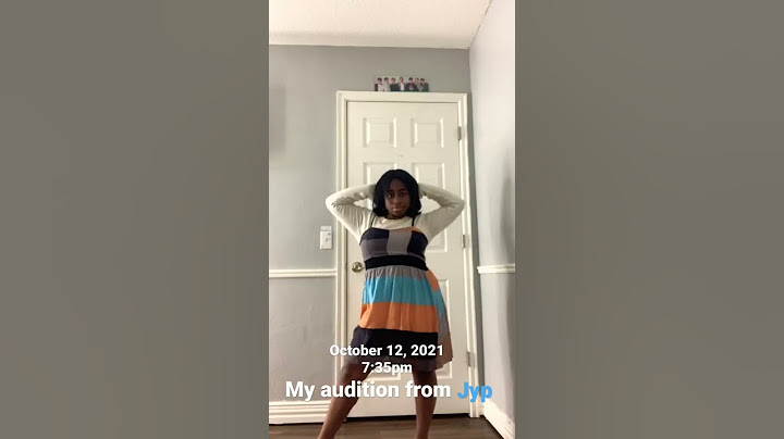 My audition from jyp (pt:2)