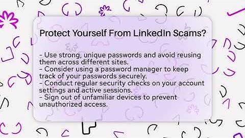 Protect Yourself From LinkedIn Scams? - Everyday-Networking