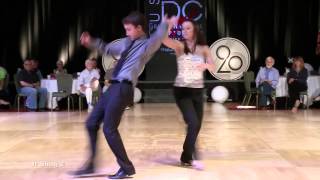 River Harmon and Haleigh Brown dance at the Grand Nationals 2014 in Junior 2. Shag.