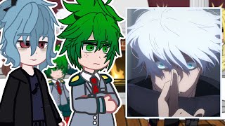 Boku no Hero (MHA) React to Satoru Gojo || Shibuya Arc - Gacha React