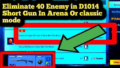 Eliminate 40 Enemy In M1014 shot gun in Arena or classic