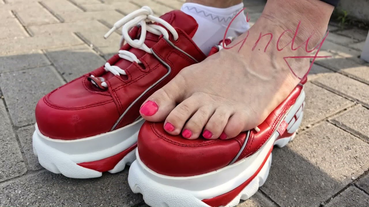 Red white Buffalo Boots