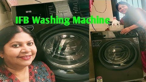 IFB Front Load Washing Machine 7 kg Demo l Fully Automatic Machine With Steam Option