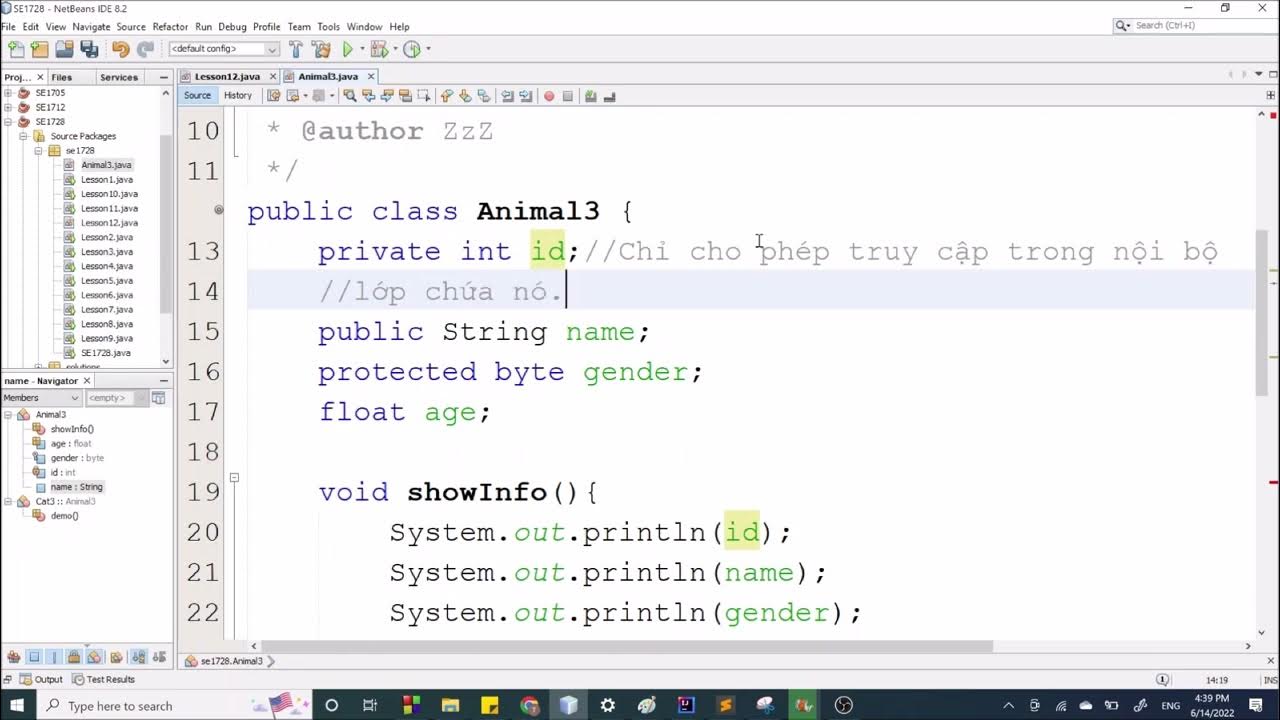Java-SE1728: Access Modifier (private, public, protected), Abstract ...