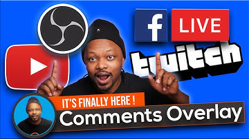 Easy Way to Add a CHAT OVERLAY to OBS for Facebook Live, YouTube & Twitch